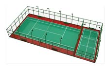 亞強體育施工案例:球場(chǎng)圍網(wǎng)YQ-0024,