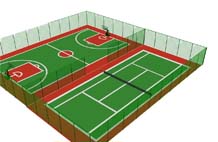 亞強體育施工案例:球場(chǎng)圍網(wǎng)YQ-0026,